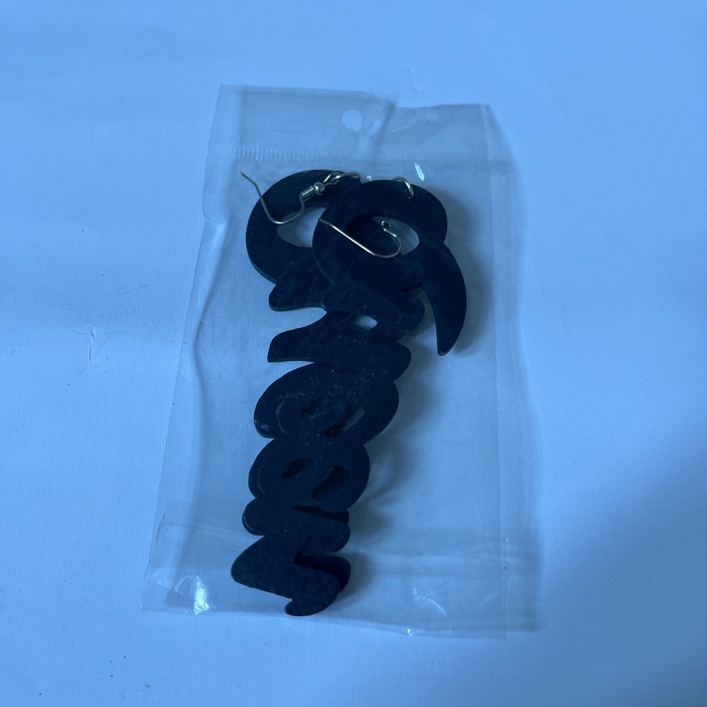 Black Statement Earrings